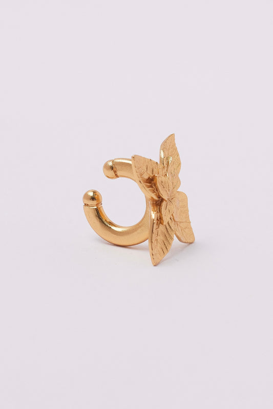 Midnight Petal Earcuff