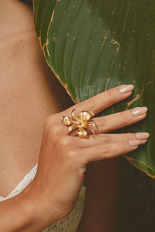Orchid Glow Ring